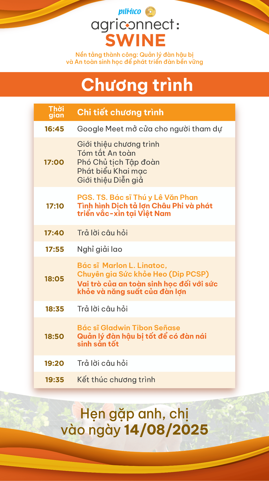 Vietnam agriconnect program sched